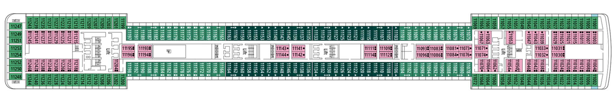Deck 11 - Flauto plan
